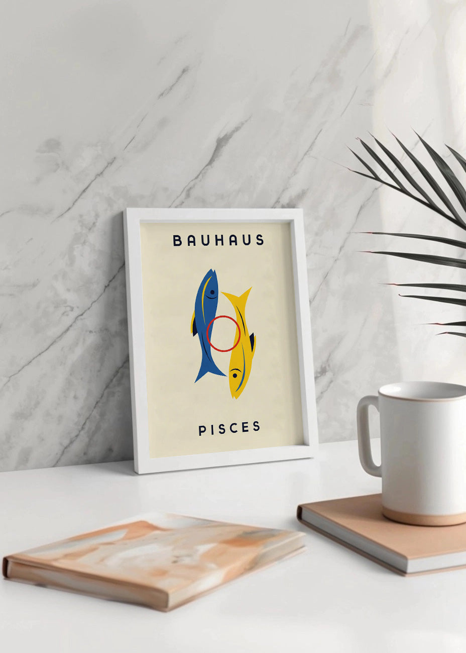 Cuadro Piscis Bauhaus
