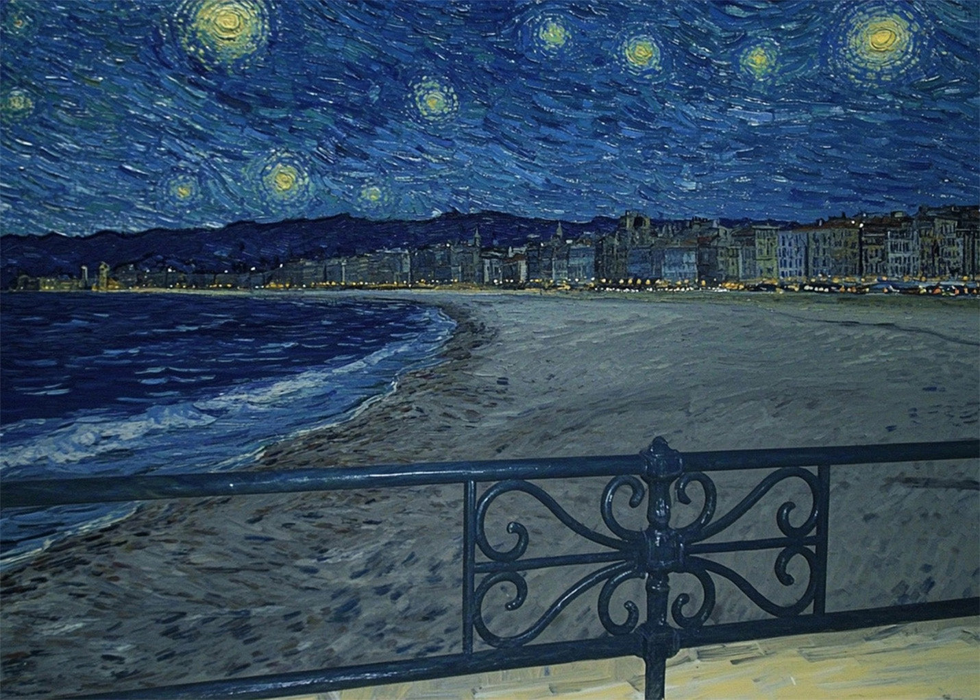 Cuadro Playa de Santander El Sardinero - Van Gogh