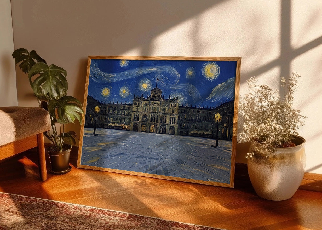 Cuadro Plaza Mayor de Salamanca - Van Gogh