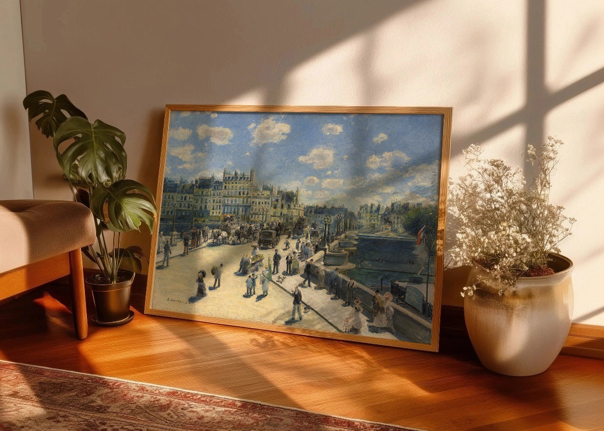 Cuadro Pont Neuf Paris 1872 (Renoir)