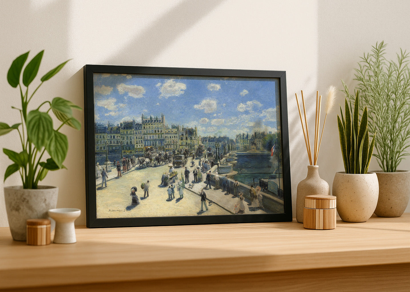 Cuadro Pont Neuf Paris 1872 (Renoir)