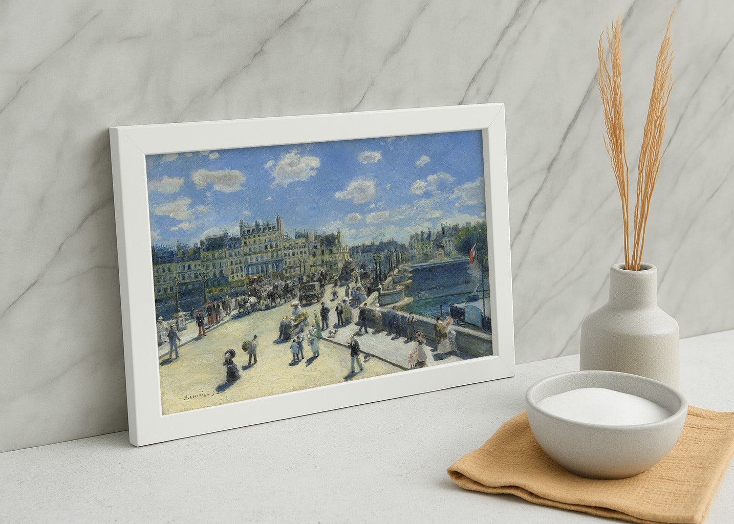 Cuadro Pont Neuf Paris 1872 (Renoir)