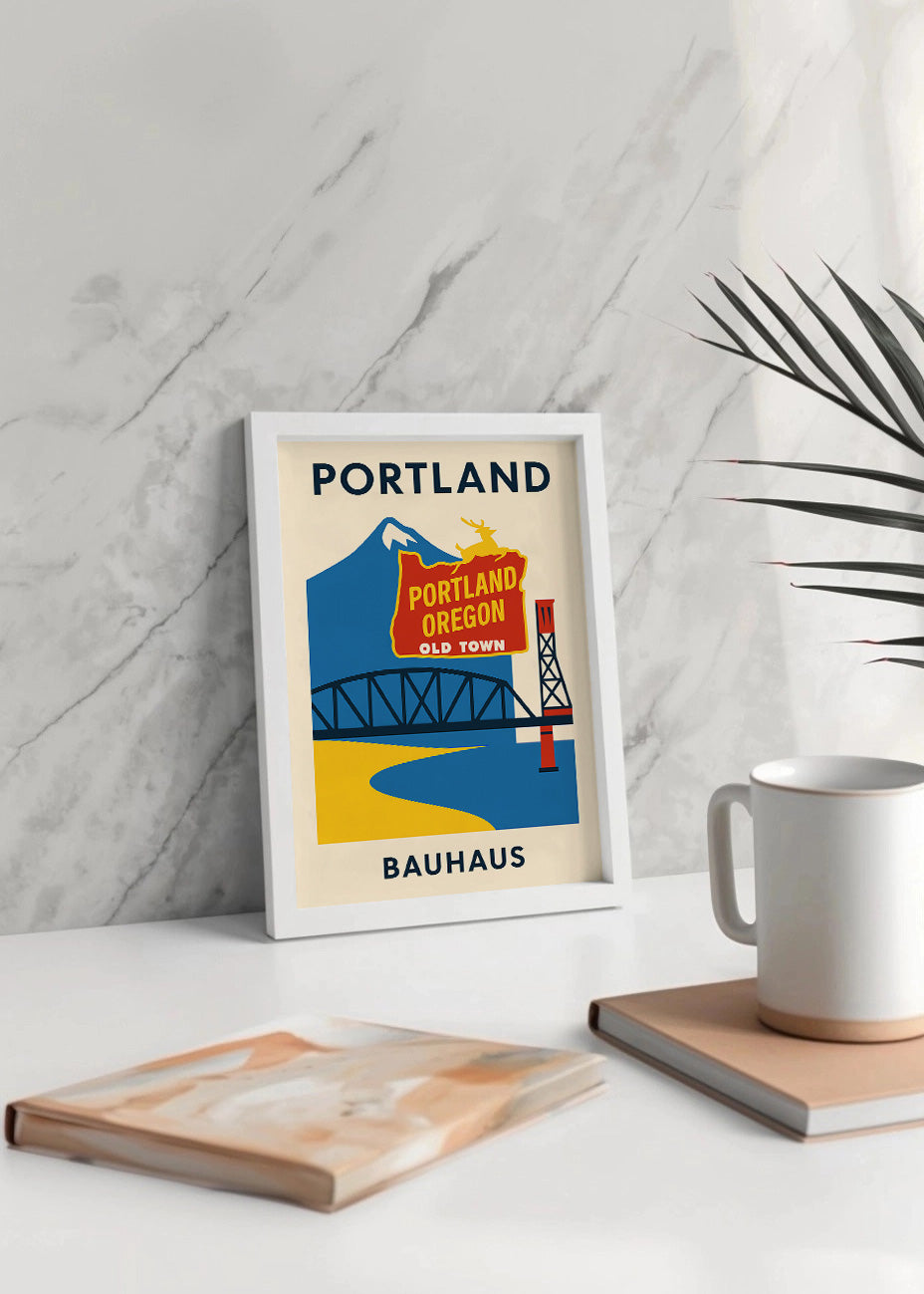 Cuadro Portland Poster Bauhaus