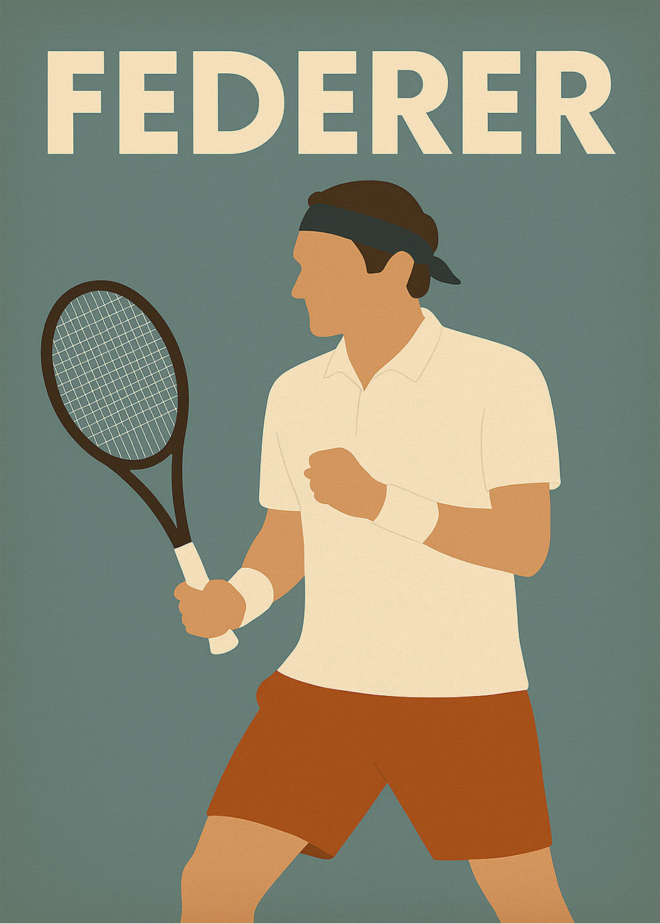 Cuadro Poster de Federer