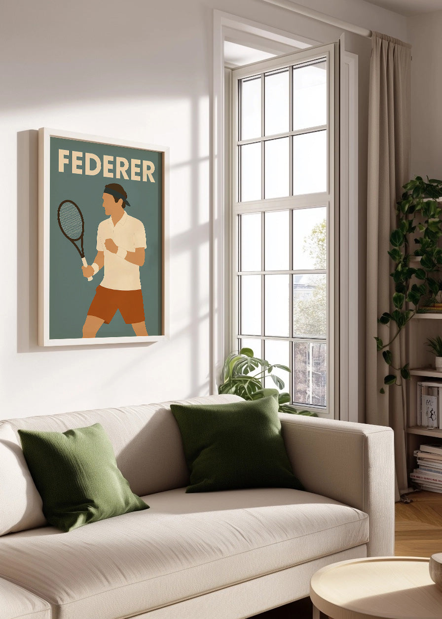 Cuadro Poster de Federer