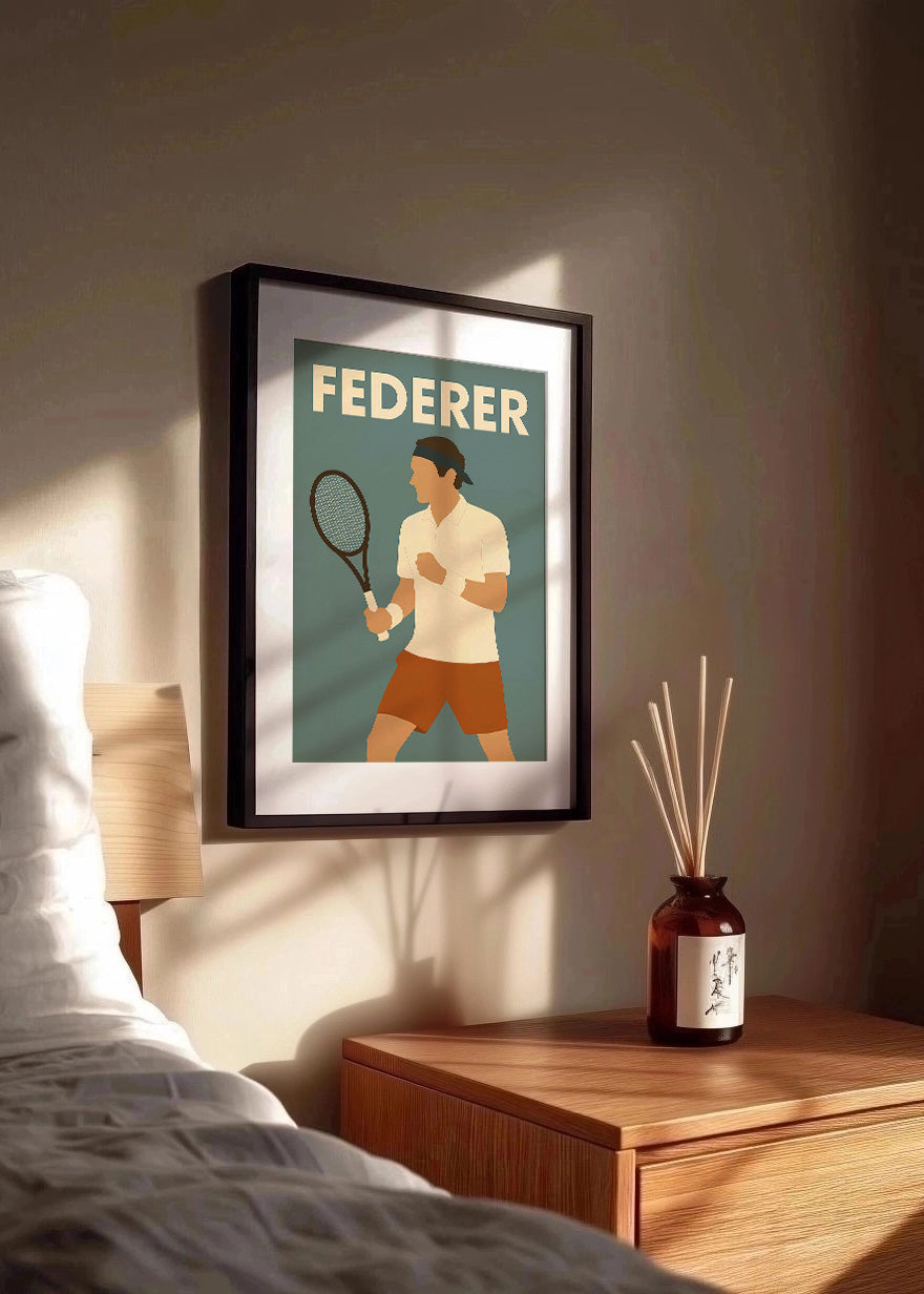 Cuadro Poster de Federer