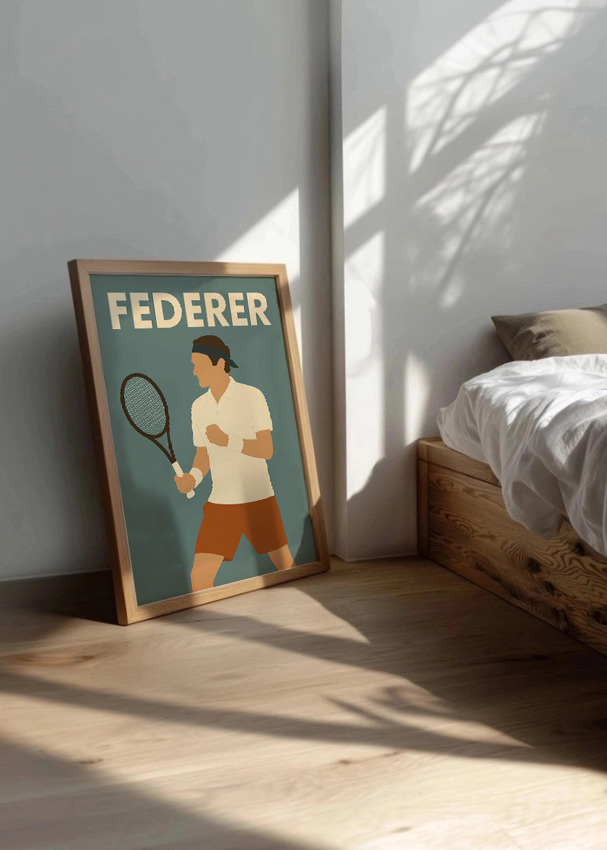 Cuadro Poster de Federer