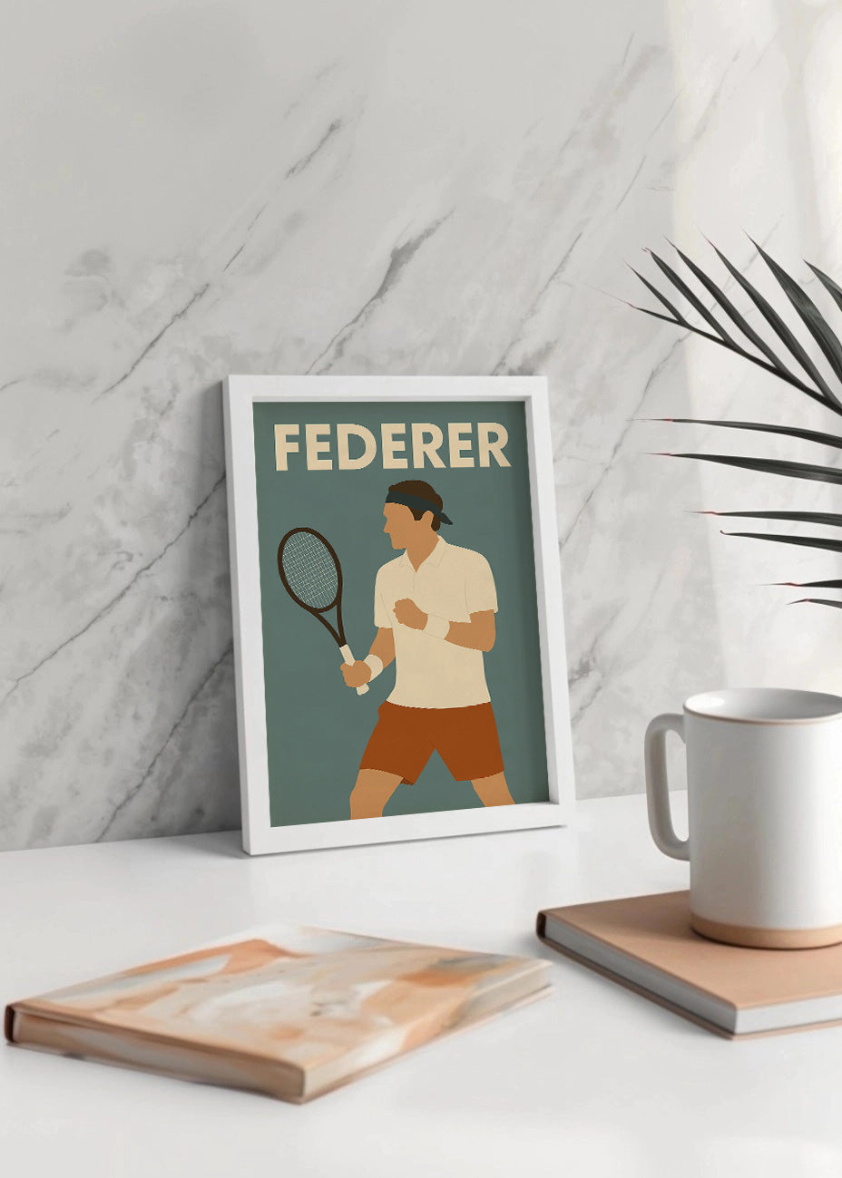 Cuadro Poster de Federer