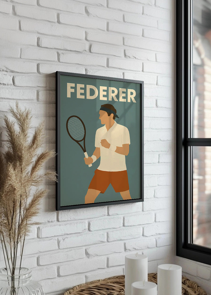 Cuadro Poster de Federer