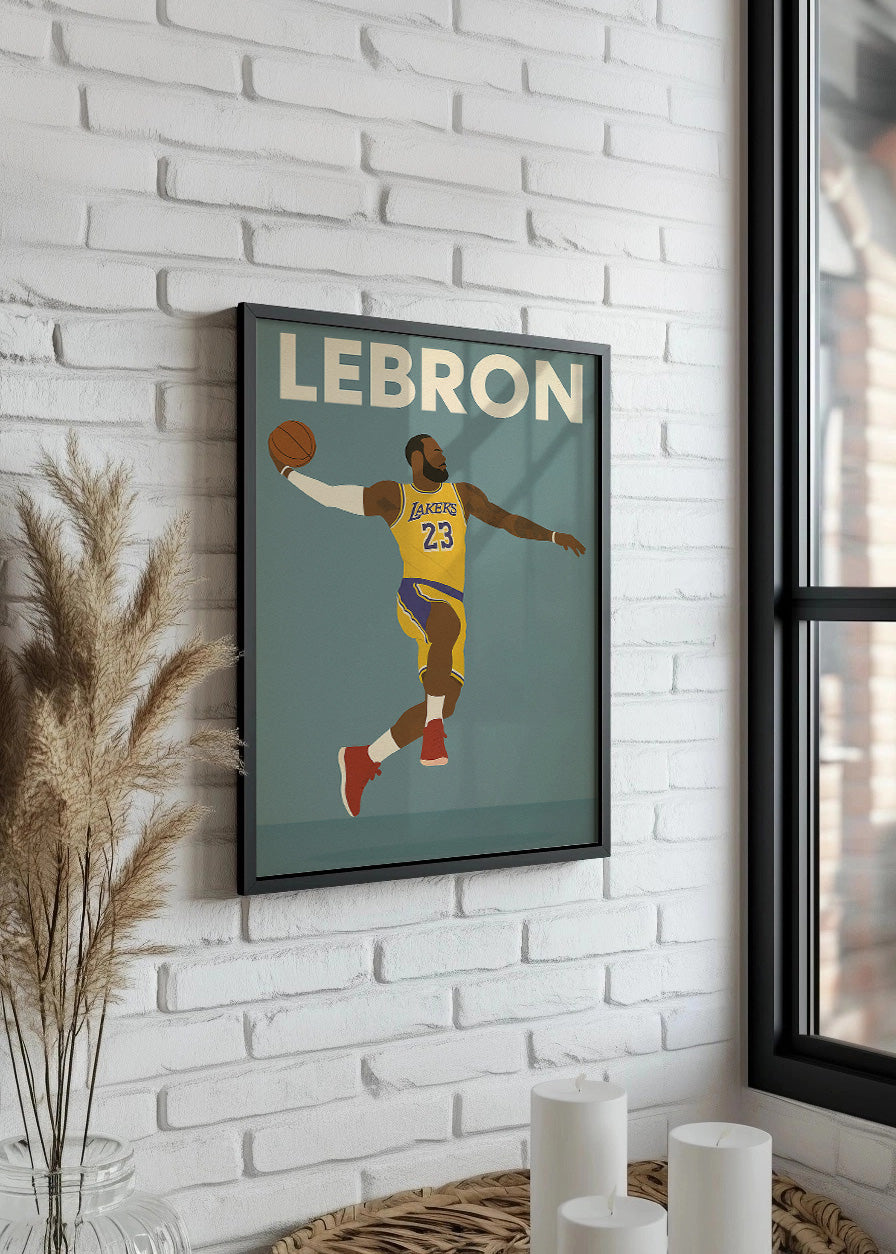 Cuadro Poster de Lebron James