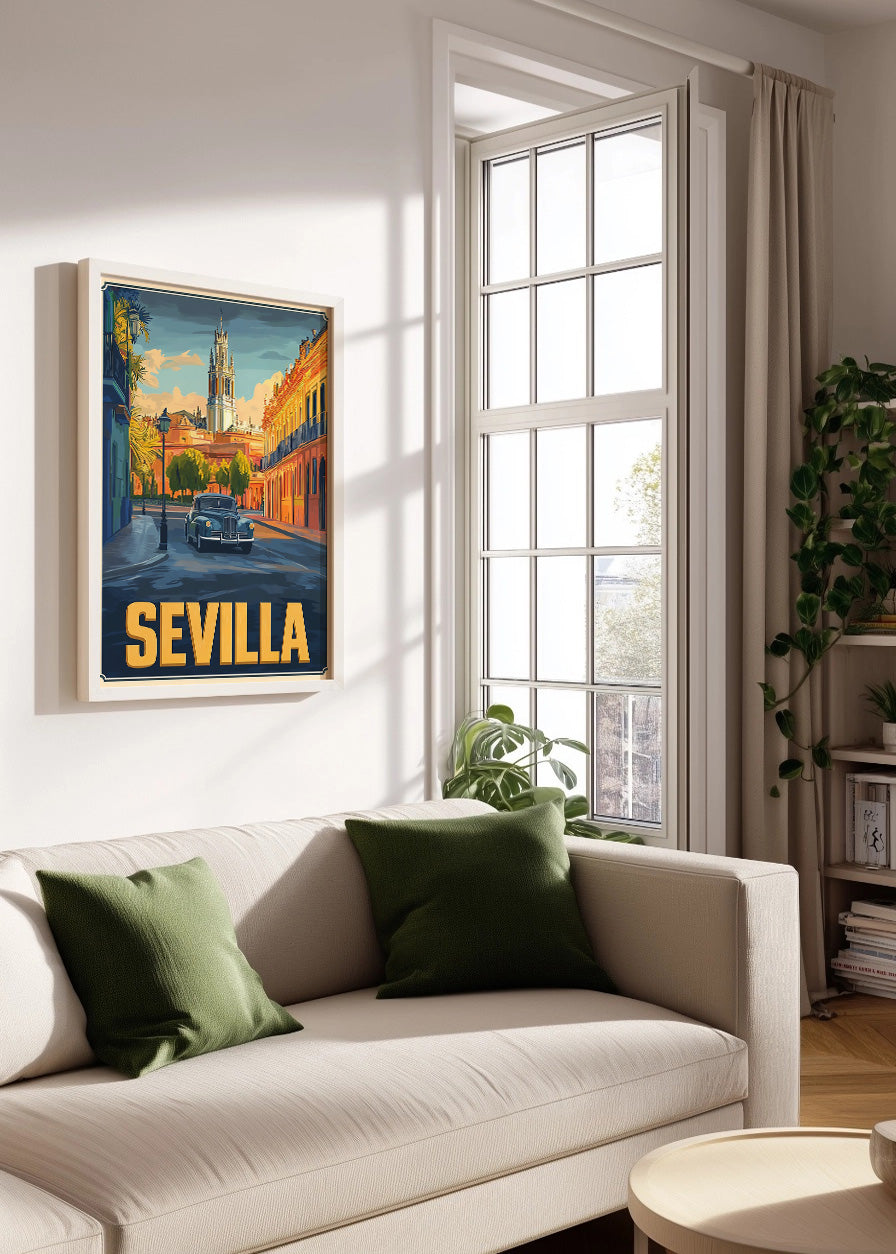 Cuadro Poster vintage de Sevilla
