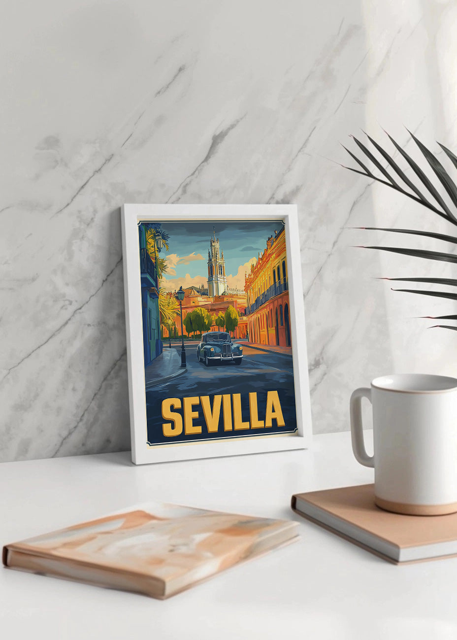 Cuadro Poster vintage de Sevilla