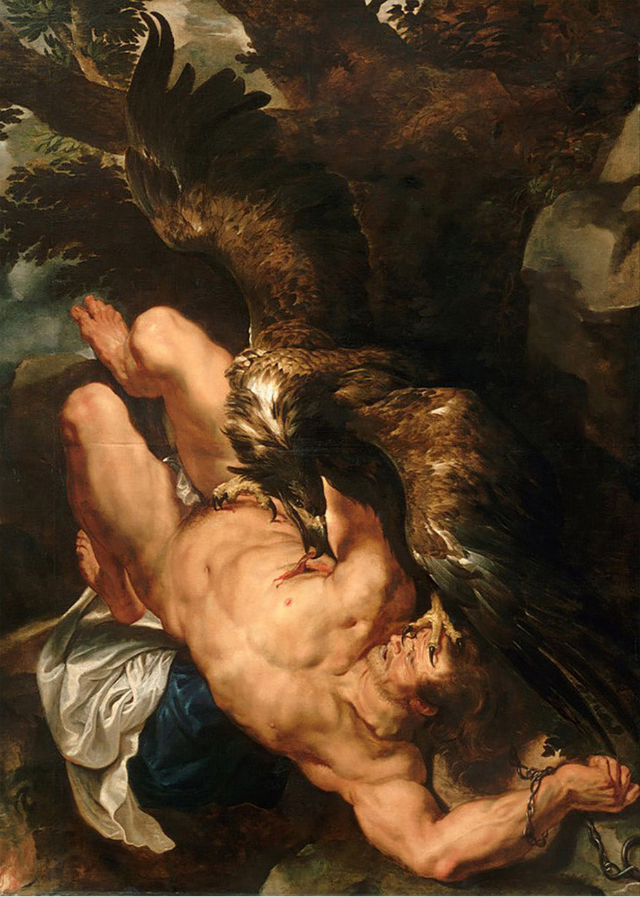 Cuadro Prometeo capturado (Rubens)