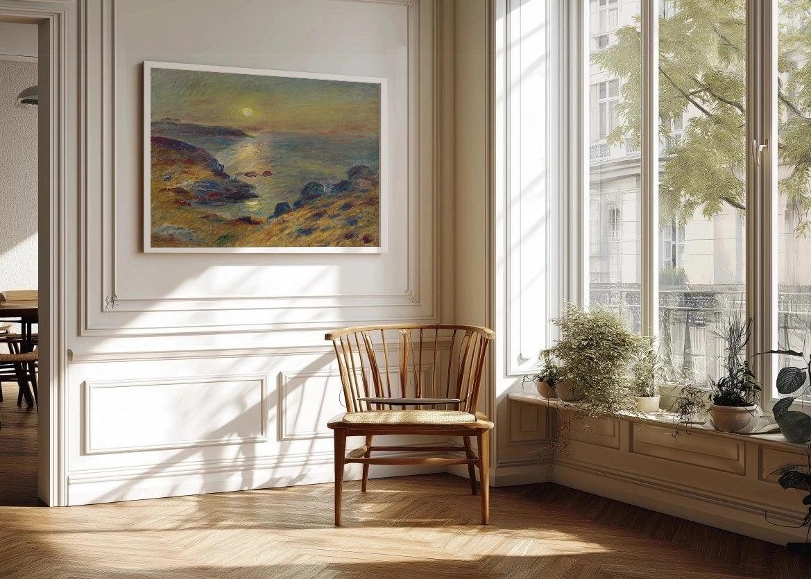 Cuadro Puesta de sol en Douarnenez (Renoir)