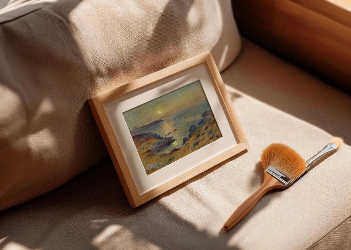 Cuadro Puesta de sol en Douarnenez (Renoir)