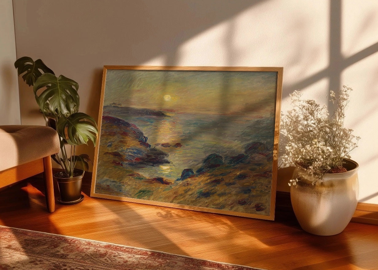 Cuadro Puesta de sol en Douarnenez (Renoir)