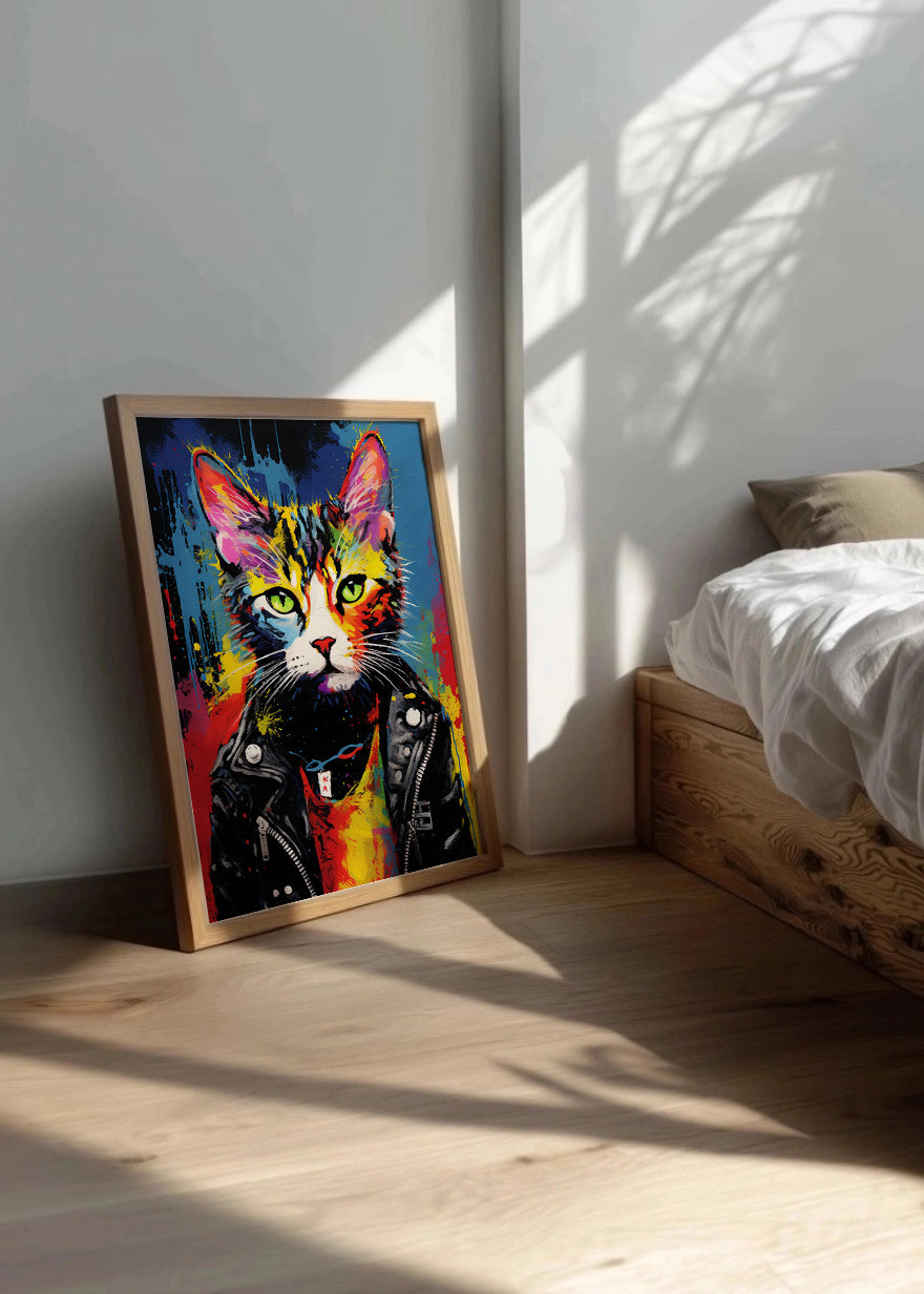 Cuadro Punk cat