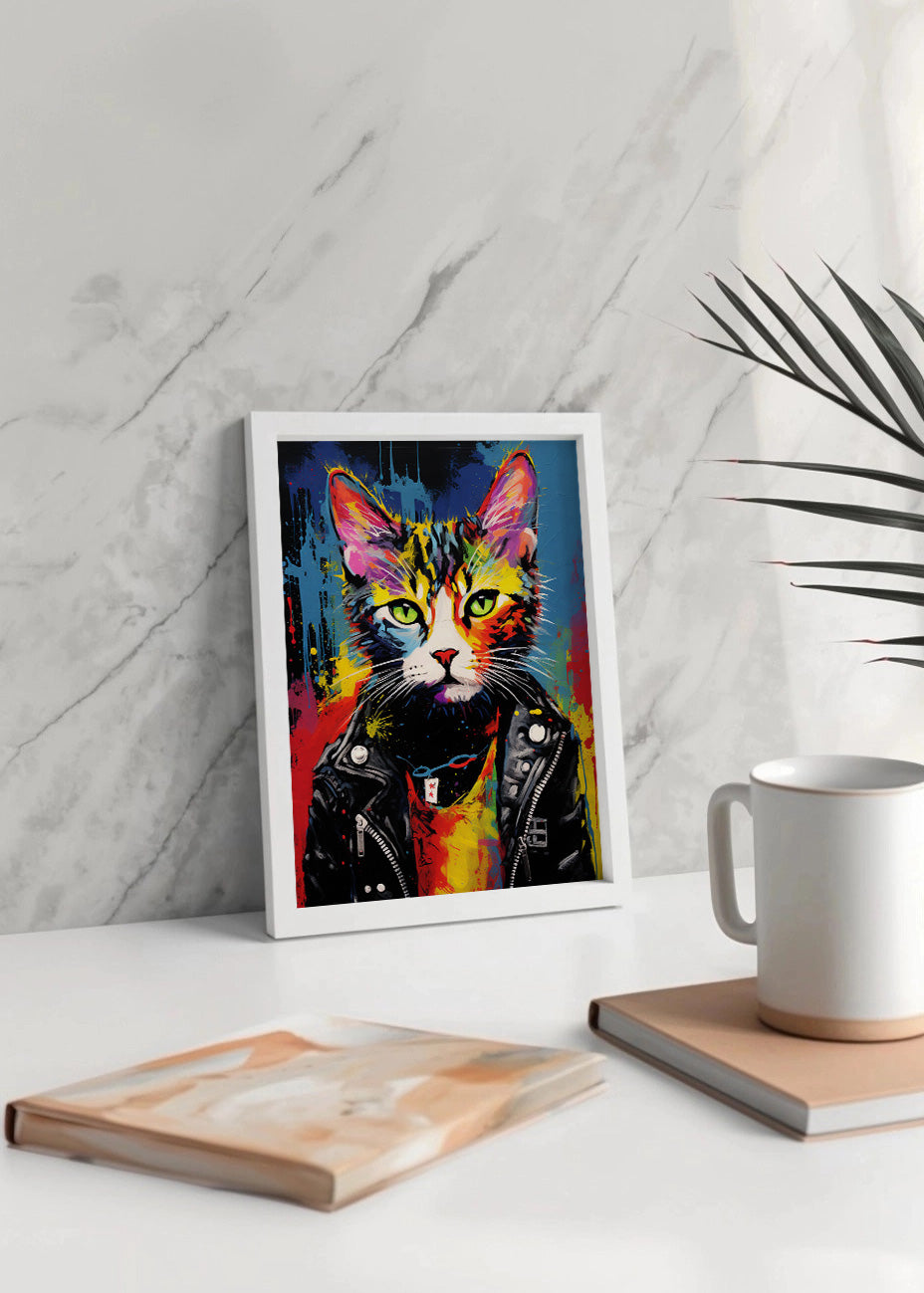 Cuadro Punk cat