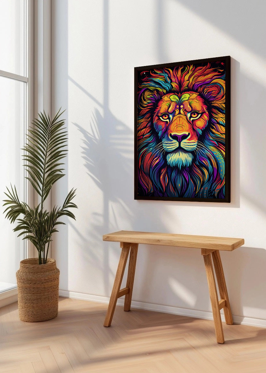 Cuadro Quincy lion