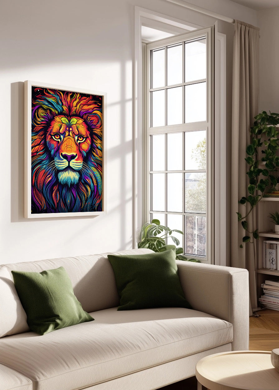 Cuadro Quincy lion