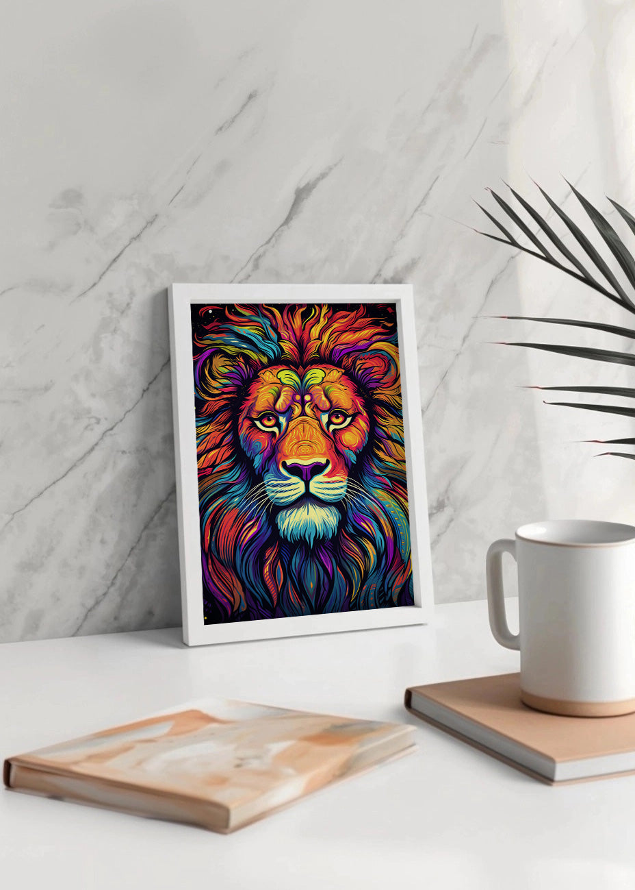 Cuadro Quincy lion