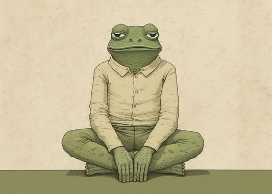 Cuadro Rana Pepe bled