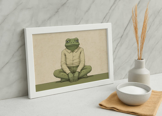 Cuadro Rana Pepe bled