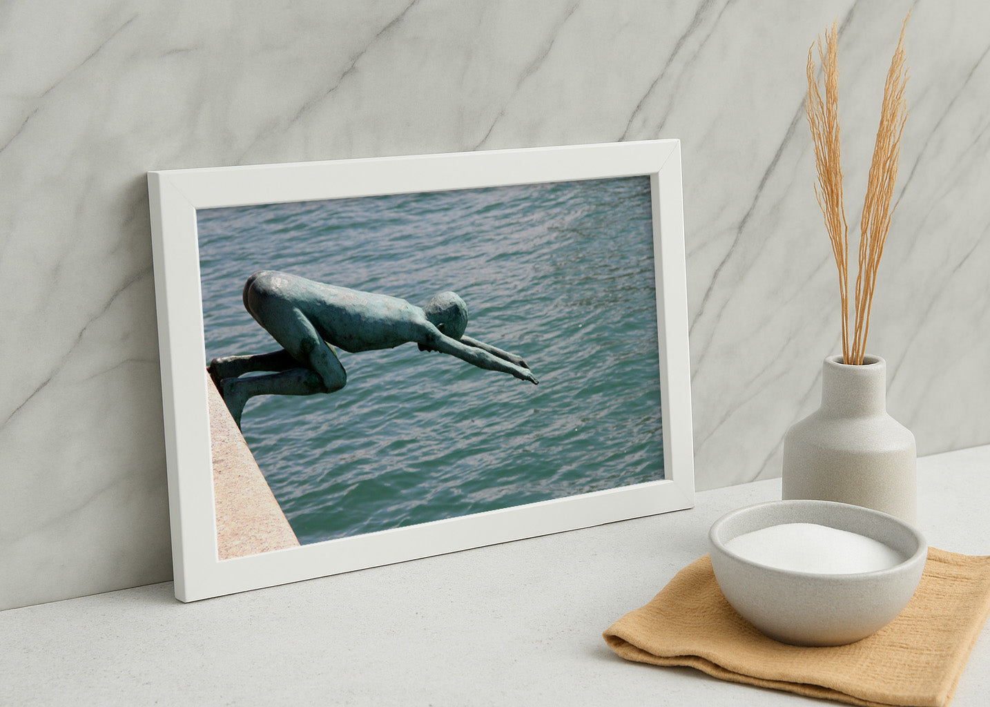 Cuadro Raquero saltando en Santander