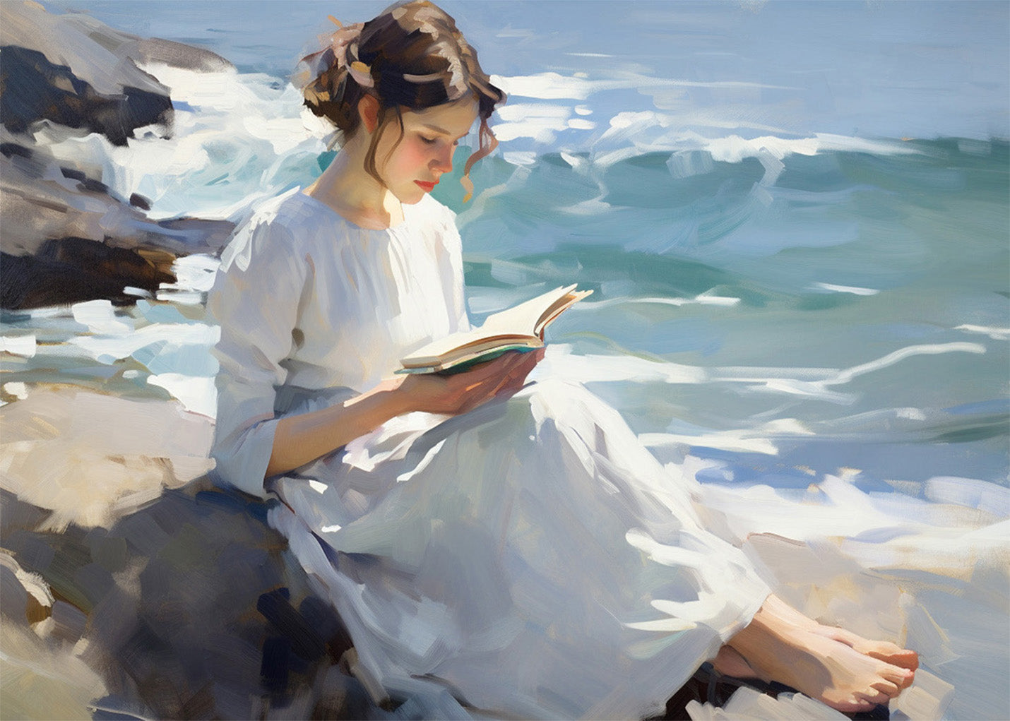 Cuadro Lectura y calma