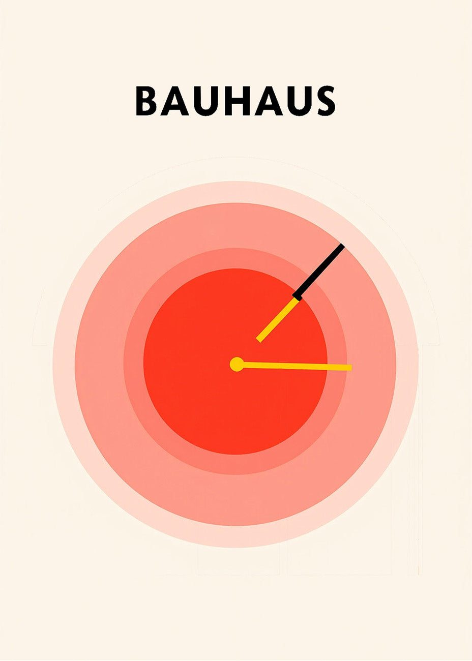 Cuadro Reloj Bauhaus