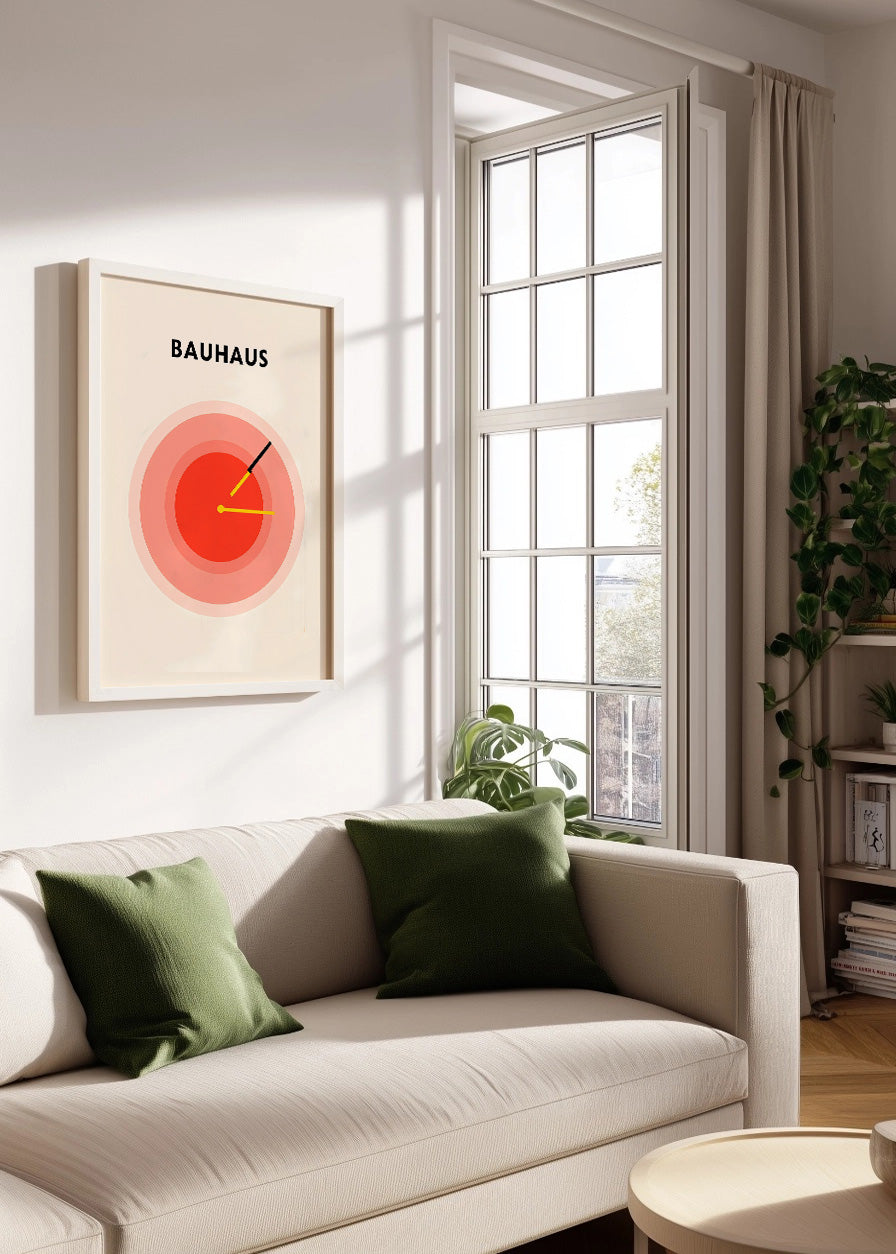 Cuadro Reloj Bauhaus