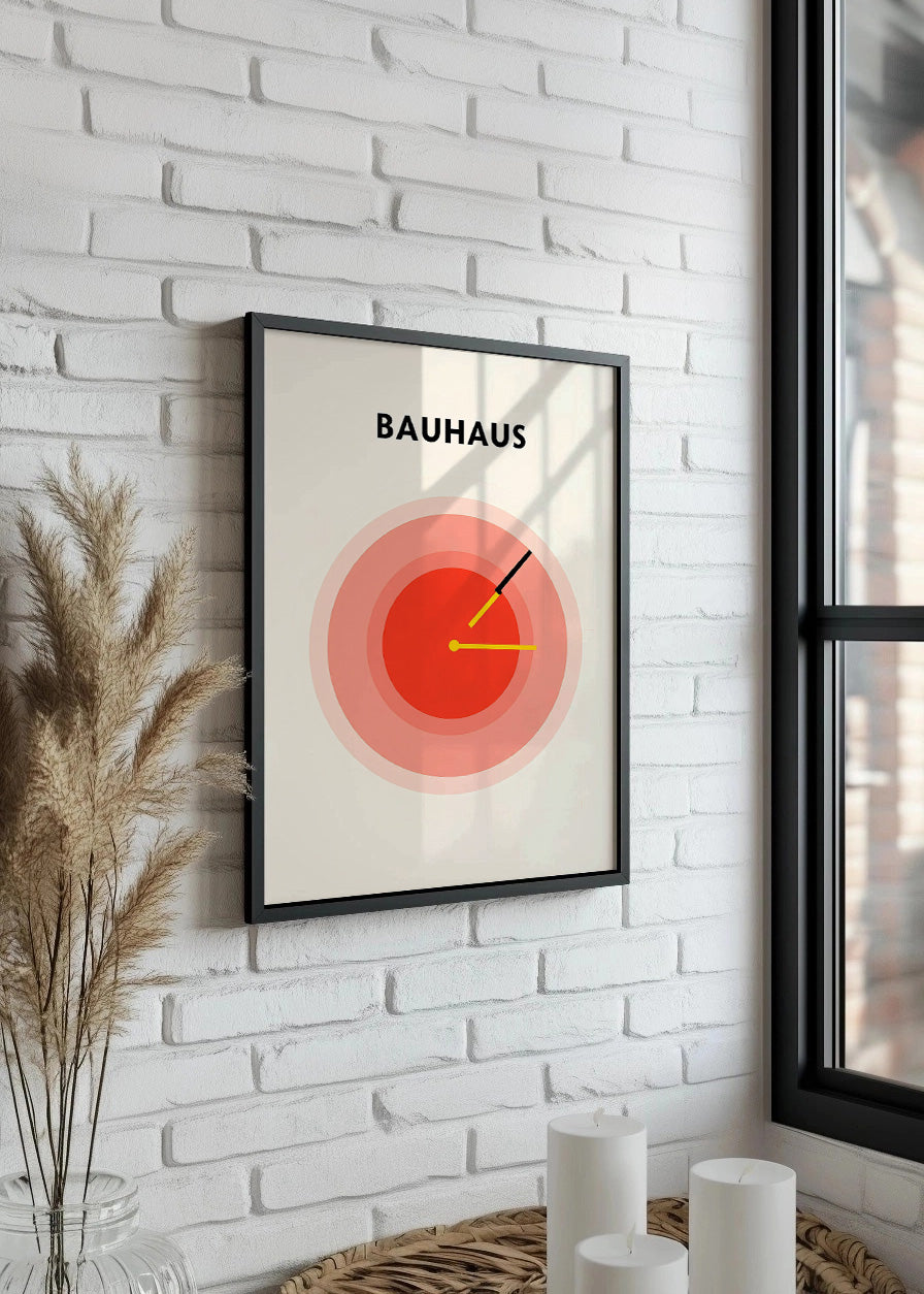 Cuadro Reloj Bauhaus
