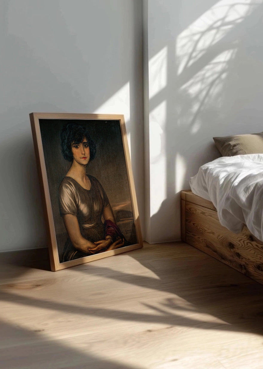 Cuadro Retrato de dama joven (Julio Romero de Torres)