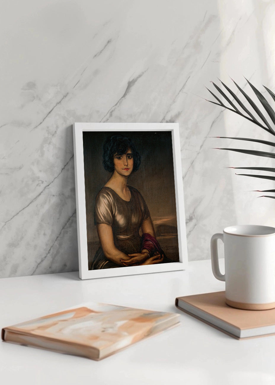 Cuadro Retrato de dama joven (Julio Romero de Torres)