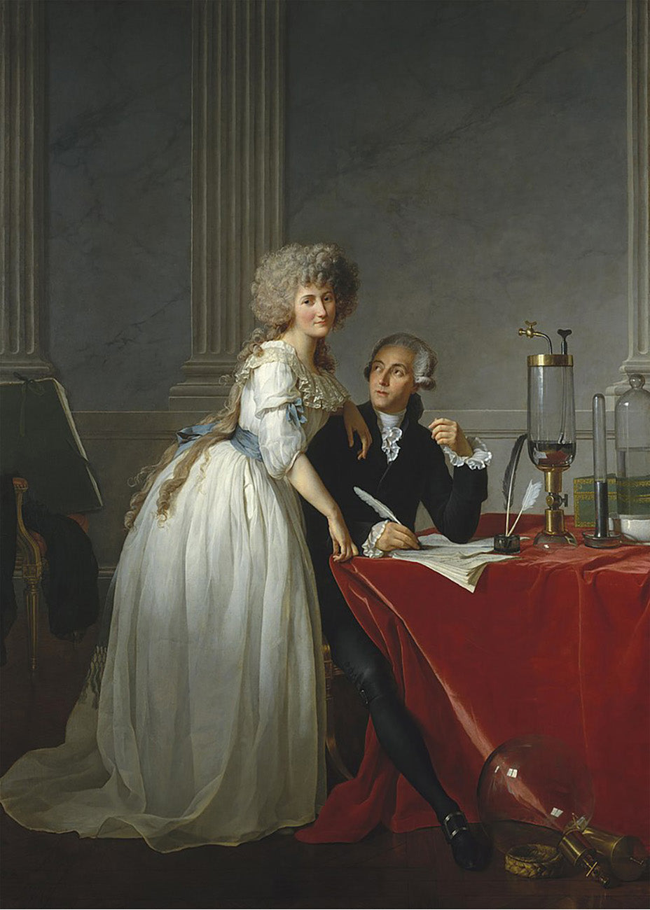 Cuadro Retrato de Antoine Lavoisier y su esposa (Jacques-Louise David)