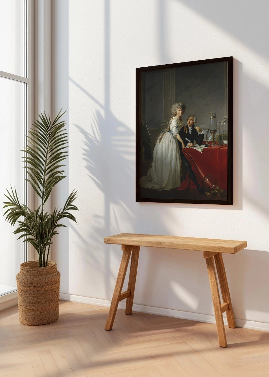 Cuadro Retrato de Antoine Lavoisier y su esposa (Jacques-Louise David)
