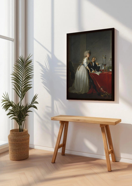 Cuadro Retrato de Antoine Lavoisier y su esposa (Jacques-Louise David)