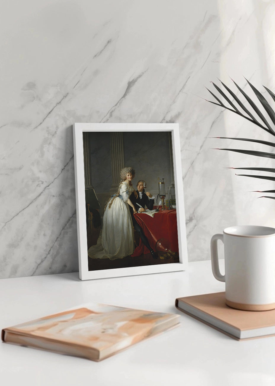 Cuadro Retrato de Antoine Lavoisier y su esposa (Jacques-Louise David)