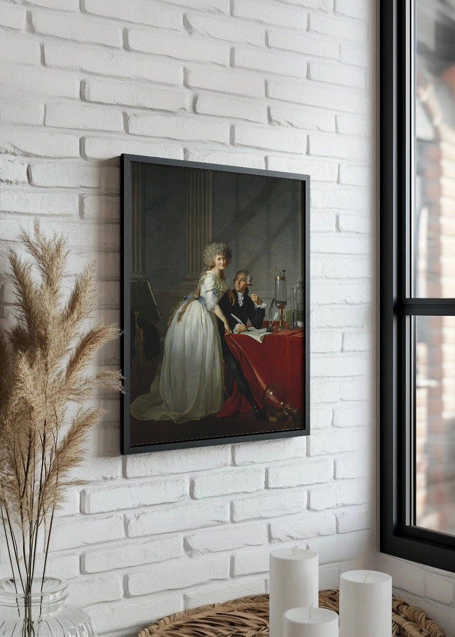 Cuadro Retrato de Antoine Lavoisier y su esposa (Jacques-Louise David)