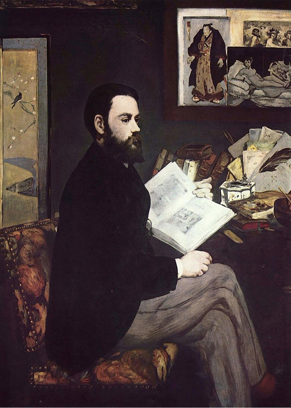 Cuadro Retrato de Émile Zola (Edouard Manet)