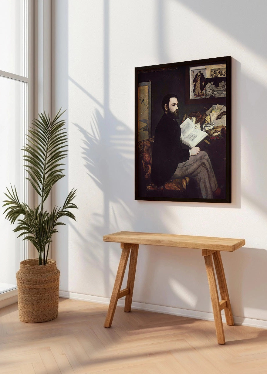 Cuadro Retrato de Émile Zola (Edouard Manet)