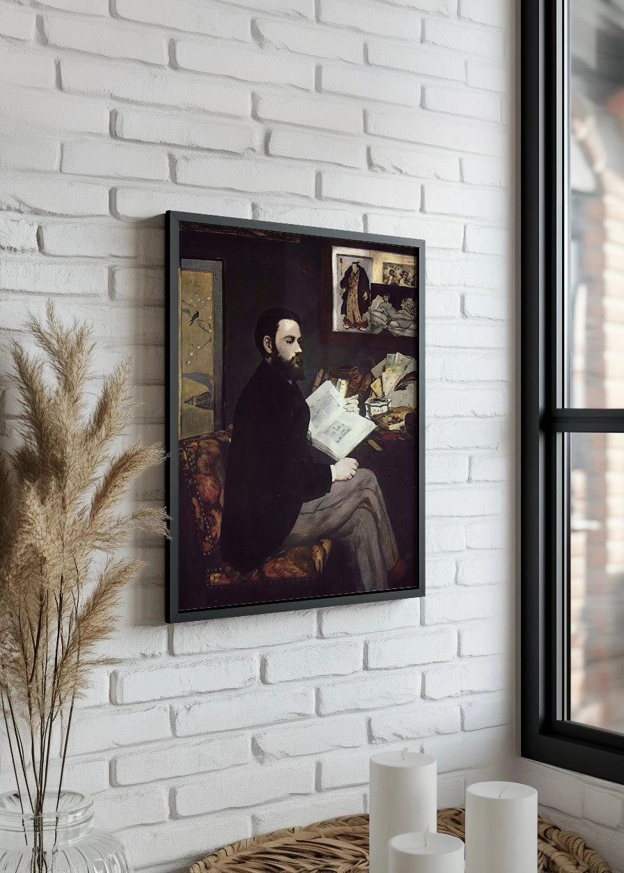 Cuadro Retrato de Émile Zola (Edouard Manet)