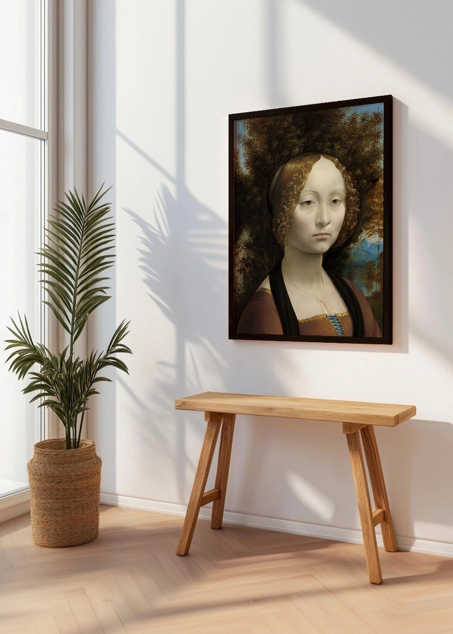 Cuadro Retrato de Ginevra de' Benci (Leonardo da Vinci)