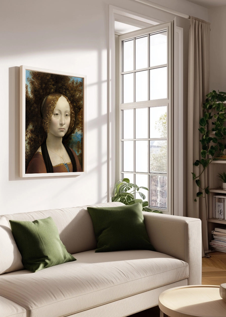 Cuadro Retrato de Ginevra de' Benci (Leonardo da Vinci)
