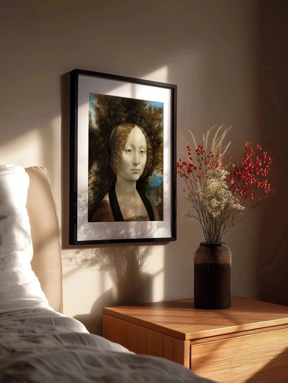 Cuadro Retrato de Ginevra de' Benci (Leonardo da Vinci)