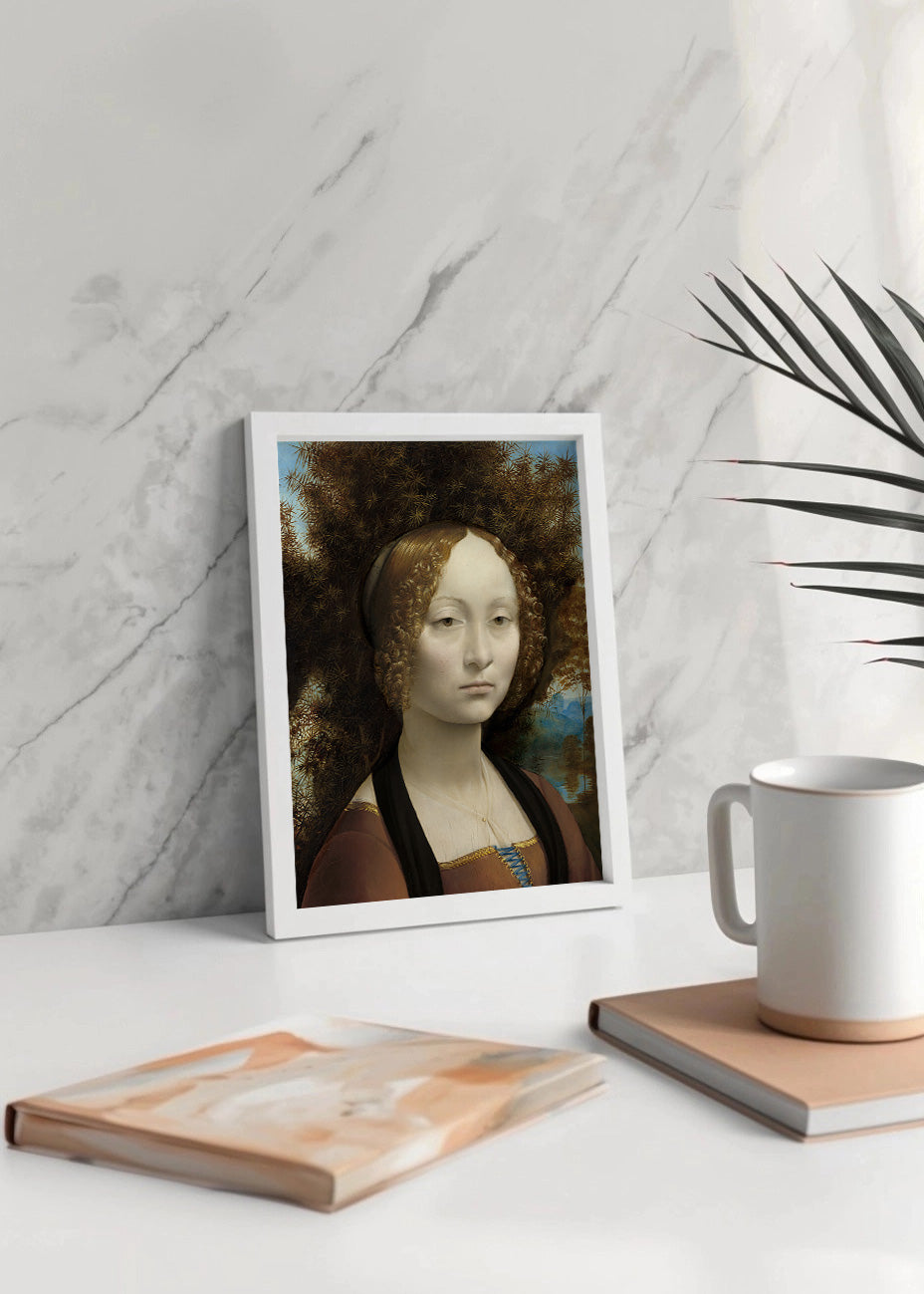 Cuadro Retrato de Ginevra de' Benci (Leonardo da Vinci)