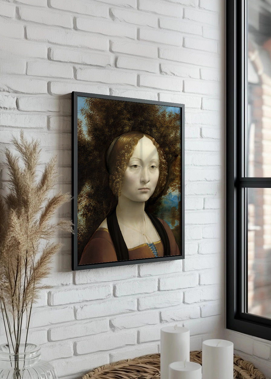 Cuadro Retrato de Ginevra de' Benci (Leonardo da Vinci)