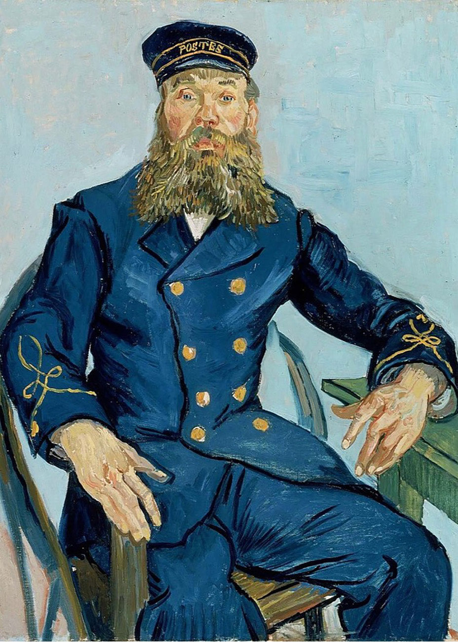 Cuadro Retrato de Joseph Roulin (Van Gogh)