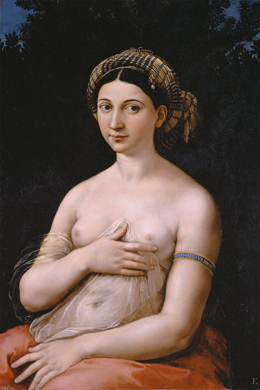 Cuadro de Retrato de La Fornarina (Rafael Sanzio) - Fine Artic