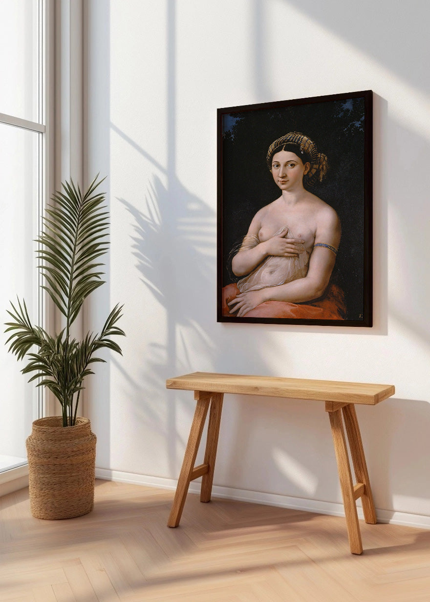 Cuadro Retrato de La Fornarina (Rafael Sanzio)